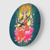 Godin Gayatri Devi Hindoe Godheid Grote Klok (Hoek)