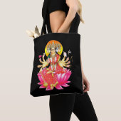 Godin Gayatri Devi Hindoe Godheid Tote Bag (Dichtbij)