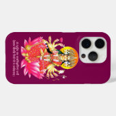 Godin Gayatri Devi op Lotus Hindu Godheid Case-Mate iPhone Case (Achterkant (horizontaal))