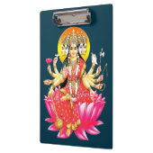 Godin Gayatri Devi op Lotus Hindu Godheid Klembord (Links)