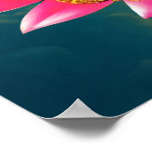 Godin Gayatri Devi op Lotus Hindu Godheid Poster (Hoek)