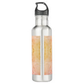 Godin Gayatri Devi op Lotus Hindu Godheid Waterfles (Achterkant)