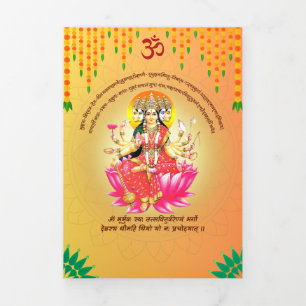 Godin Gayatri Devi Upanayanam Programma Sjabloon