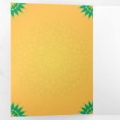 Godin Gayatri Devi Upanayanam Programma Sjabloon (Binnenzijde eerst)