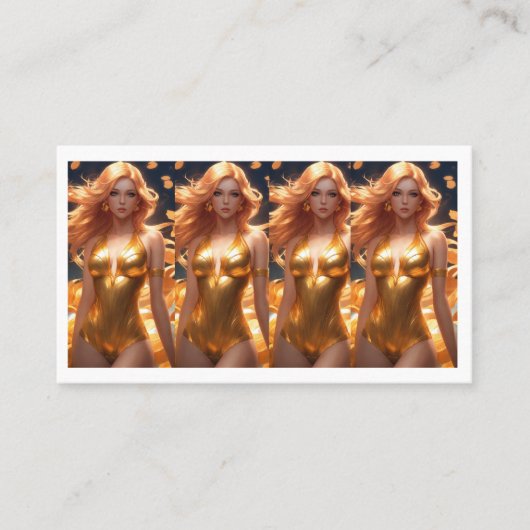 Godin Glamour: Aphrodite Portret Visitekaartje (Voorkant)