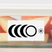 Godin, God en Tempel etiketten Labels (Aangebracht)