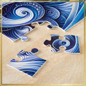 Godin Hemels Blauw Hoofd Januari - Legpuzzel