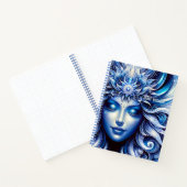 Godin Hemels Blauw Hoofd Januari - Notitieboek (Binnen)