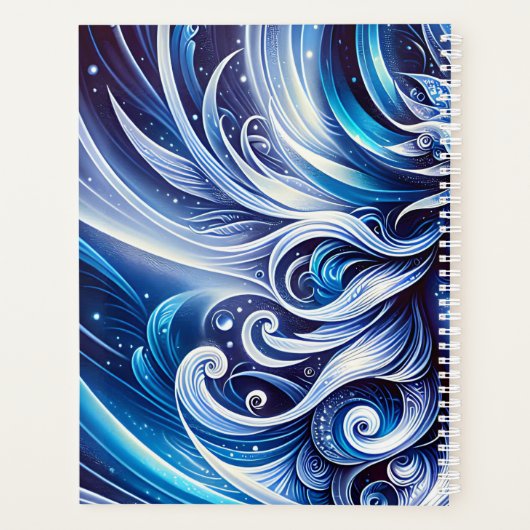 Godin Hemels Blauw Hoofd Januari - Planner (Achterkant)