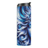 Godin Hemels Blauw Hoofd Januari - Thermosbeker (Gedraaid links)