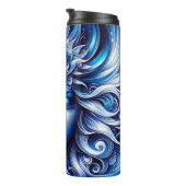 Godin Hemels Blauw Hoofd Januari - Thermosbeker (Geroteerd rechts)