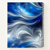 Godin Hemels Wit Blauw Hoofd Februari - Notitieboek (Achterkant)