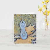 Godin in in de herfst Bossen Kaart (Gele Bloem)