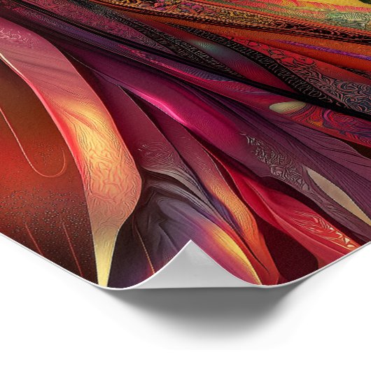 Godin Iris Boodschapper van de Goden Regenboog Paa Poster (Hoek)