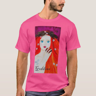 Godin-kaart van de Serendipity Oracle T-shirt