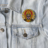 Godin Kali Gezicht Knop Ronde Button 5,7 Cm (In situ)