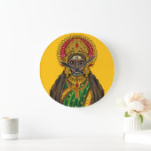 Godin Kali Gezicht Wandklok (Huis)