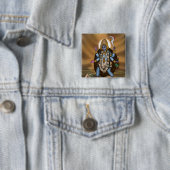 Godin Kali-knop Vierkante Button 5,1 Cm (In situ)