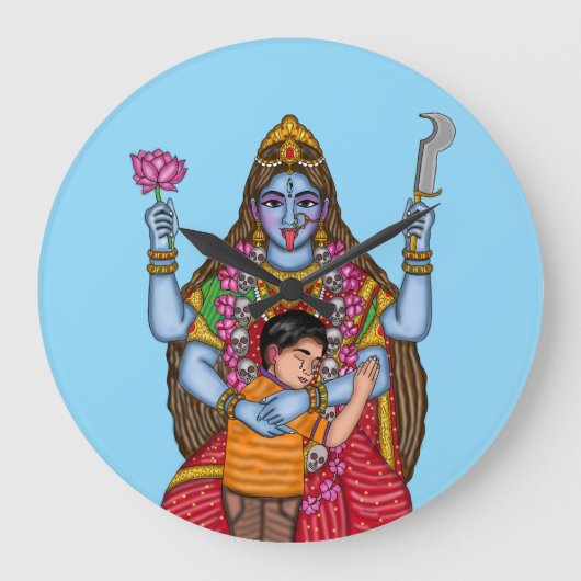 Godin Kali wandklok (Voorkant)