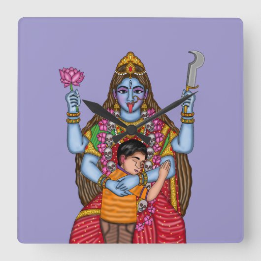 Godin Kali wandklok (Voorkant)
