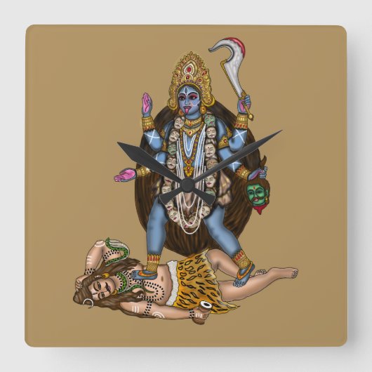 Godin Kali wandklok (Voorkant)