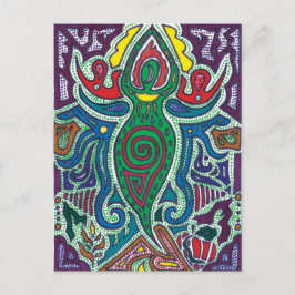 Godin, kalm in Chaos Briefkaart