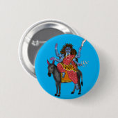 Godin Kalratri Knop Ronde Button 5,7 Cm (Voorkant /achterkant)