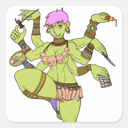 Godin Kazuzu Stickers (Voorkant)