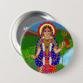 Godin Khodiyar-knop Ronde Button 7,6 Cm (Voorkant /achterkant)