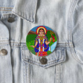 Godin Khodiyar-knop Ronde Button 7,6 Cm (In situ)
