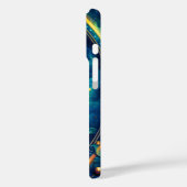 Godin Kleurrijke Hoofd Ronde Sieraden Maart - Case-Mate iPhone Case (Achterkant / Links)