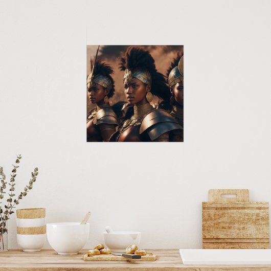 GODIN KRIJGER POSTER (Keuken)