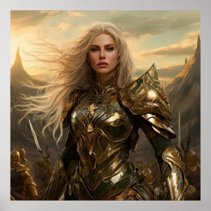 Godin krijger poster