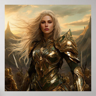 Godin krijger poster