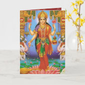 godin-Lakshmi Kaart (Gele Bloem)