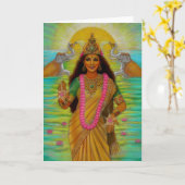 Godin Lakshmi Note Kaart (Gele Bloem)
