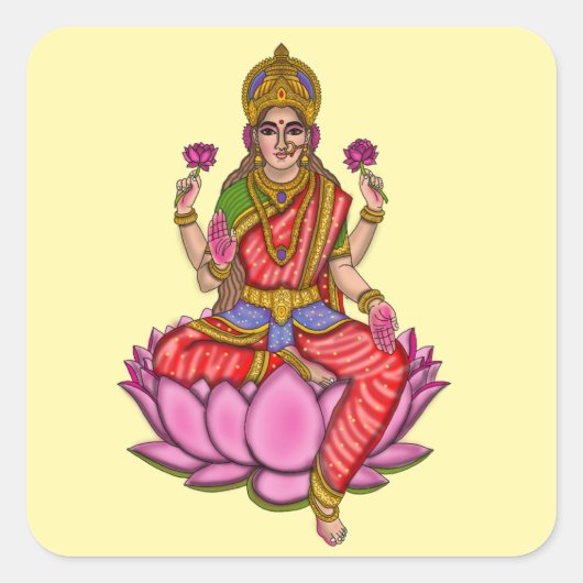 Godin Lakshmi Sticker (Voorkant)