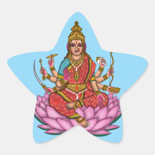 Godin Lakshmi Sticker (Voorkant)