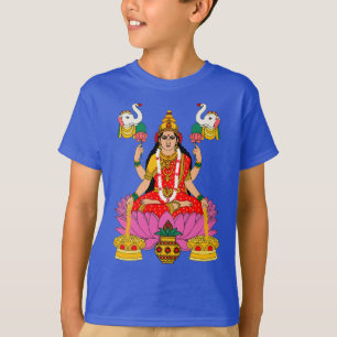 Godin Lakshmi T-shirt – Hindoe-godin van rijkdom