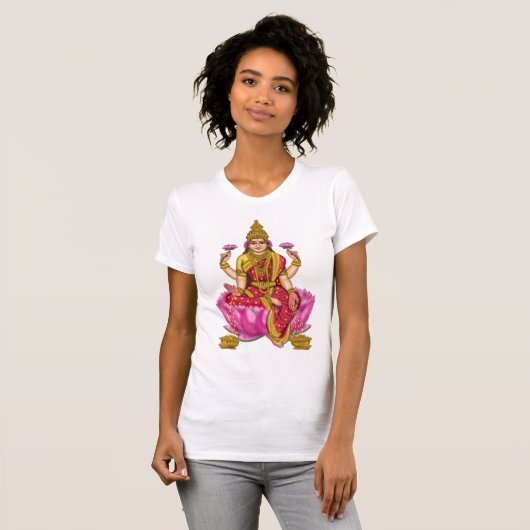 Godin Lakshmi Vrouwen T-shirt (Voorkant volledig)
