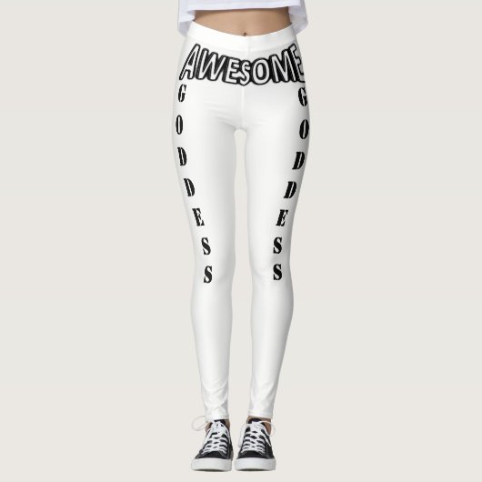 Godin Leggings - Gegarandeerd om je Booty op te ti (Voorkant)