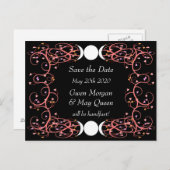 Godin Lesbische bruiloft Save the Date Briefkaart (Voorkant / Achterkant)