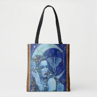 Godin maan kunst door Renee Lavoie Tote Bag