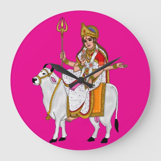 Godin Mahagauri wandklok (Voorkant)