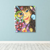 Godin Meisje (Faerie Magic of Skye) Canvas Afdruk (Insitu (Houten vloer))