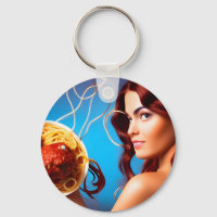 Godin met een Bord van spaghetti en gehaktballen