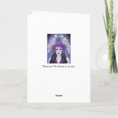 Godin met witte ravens van Renee Lavoie Kaart (Achterkant)