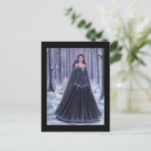 Godin met wolven van Renee Lavoie Uitnodiging Briefkaart (Staand voorkant)