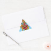 Godin Narasimhi Goddelijke Bescherming Kunst Sticker (Envelop)