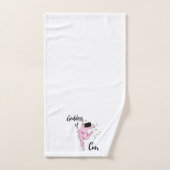 "Godin of Curves" Bad Handdoek (Handdoek)